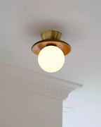 Baldenrose Glass Ceiling Light-Moonnatur