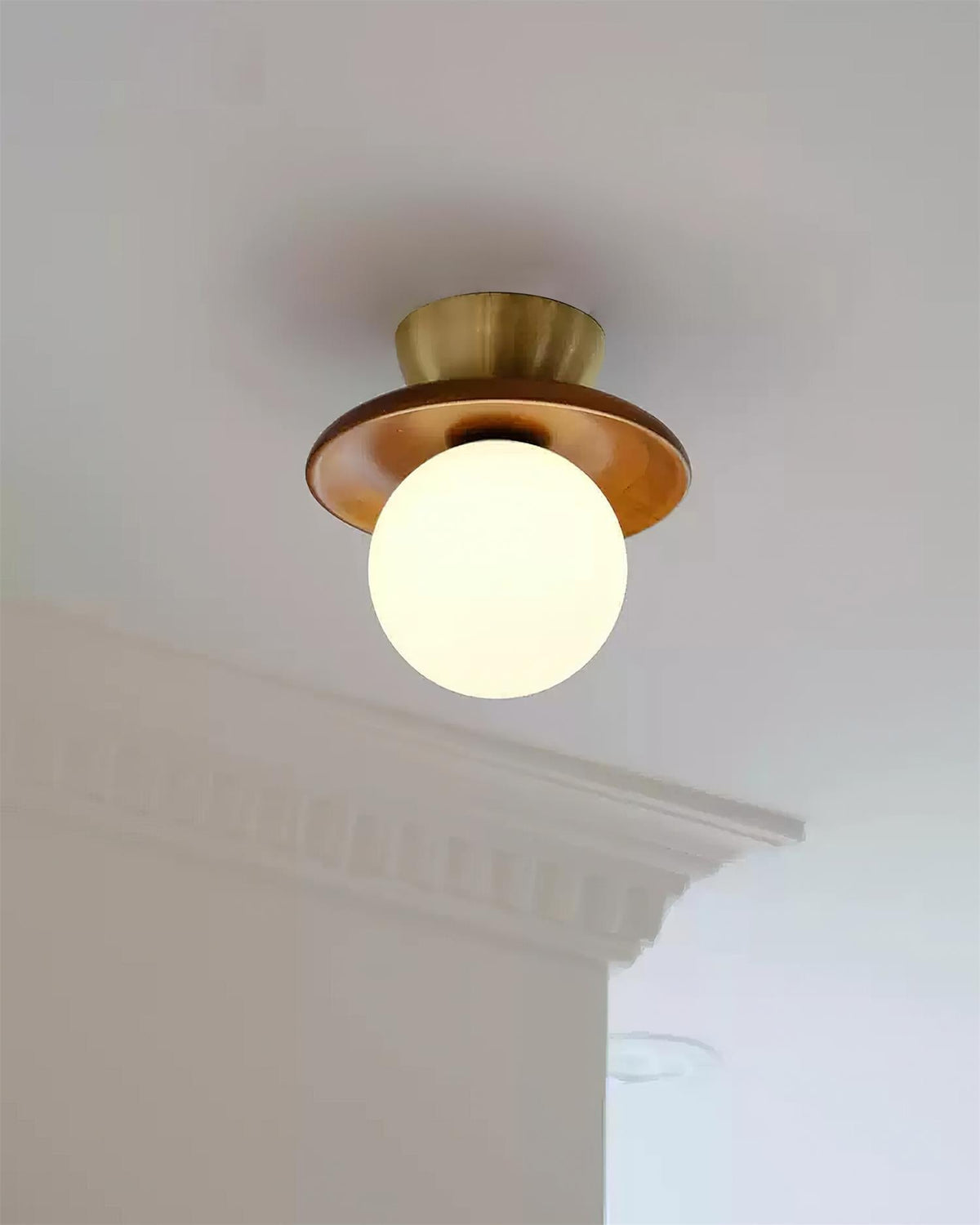 Baldenrose Glass Ceiling Light-Moonnatur