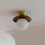 Baldenrose Glass Ceiling Light-Moonnatur