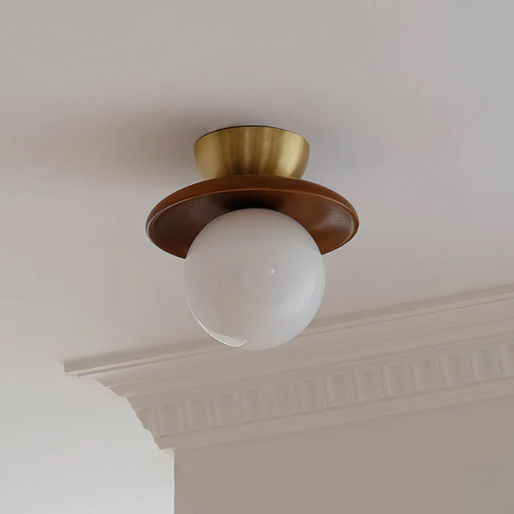 Baldenrose Glass Ceiling Light-Moonnatur