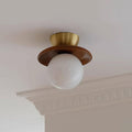 Baldenrose Glass Ceiling Light-Moonnatur