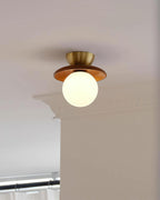 Baldenrose Glass Ceiling Light-Moonnatur