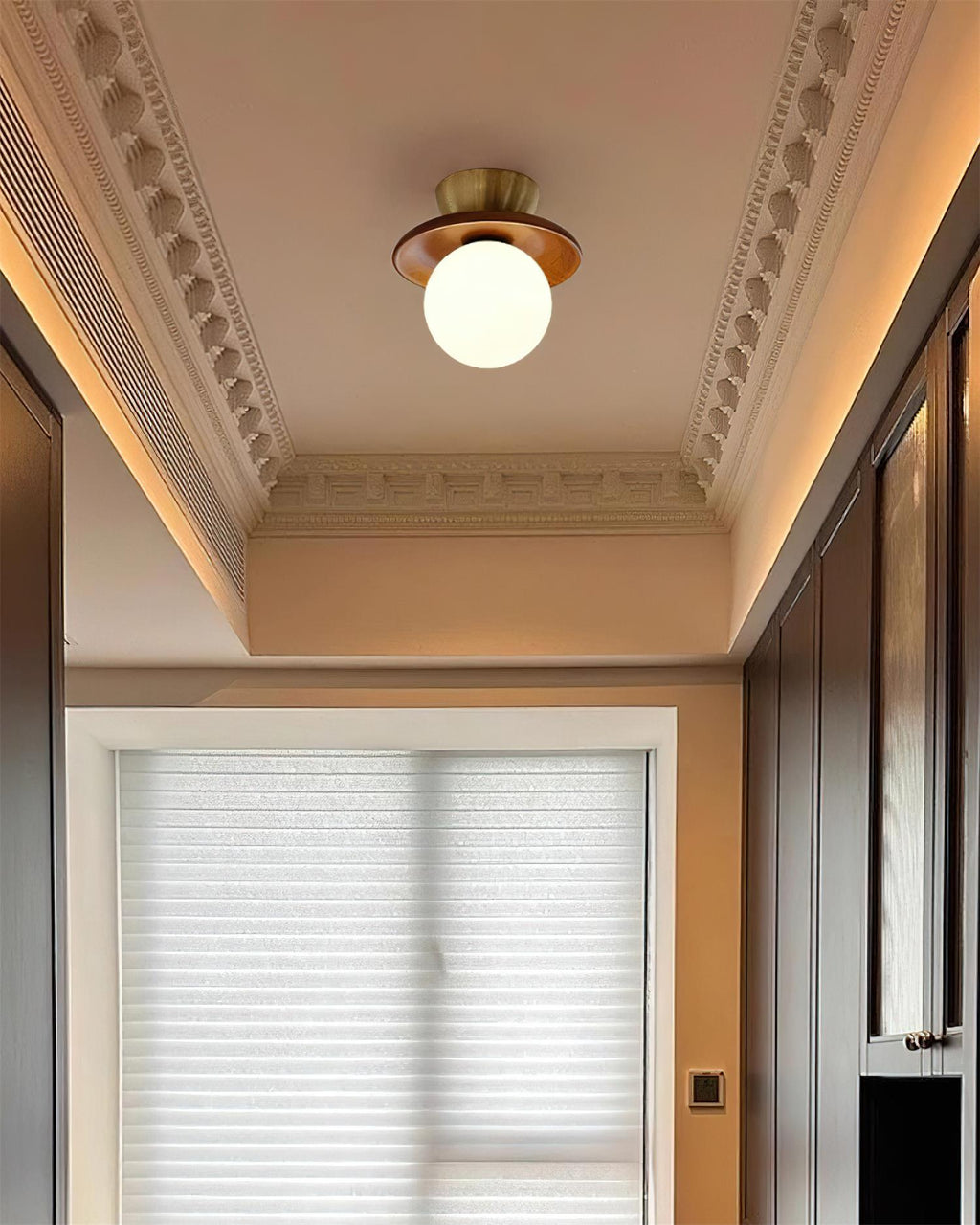 Baldenrose Glass Ceiling Light-Moonnatur