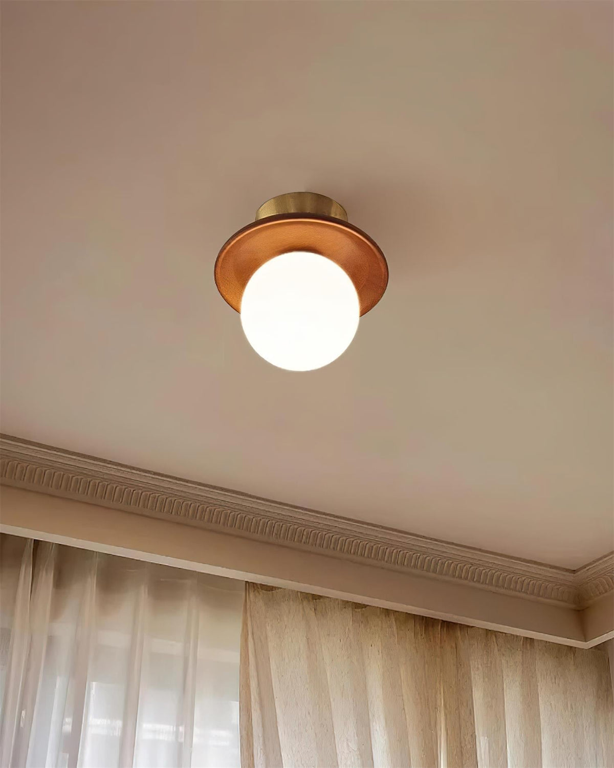Baldenrose Glass Ceiling Light-Moonnatur