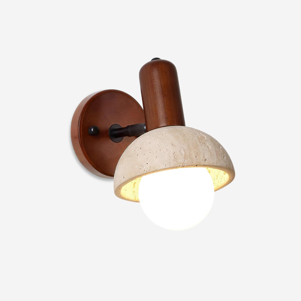 Edrenenis Travertine Wall Light-Moonnatur