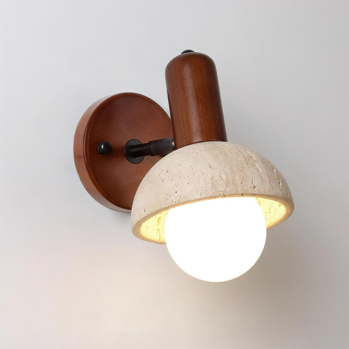 Edrenenis Travertine Wall Light-Moonnatur