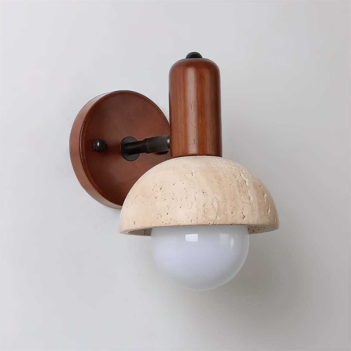 Edrenenis Travertine Wall Light-Moonnatur