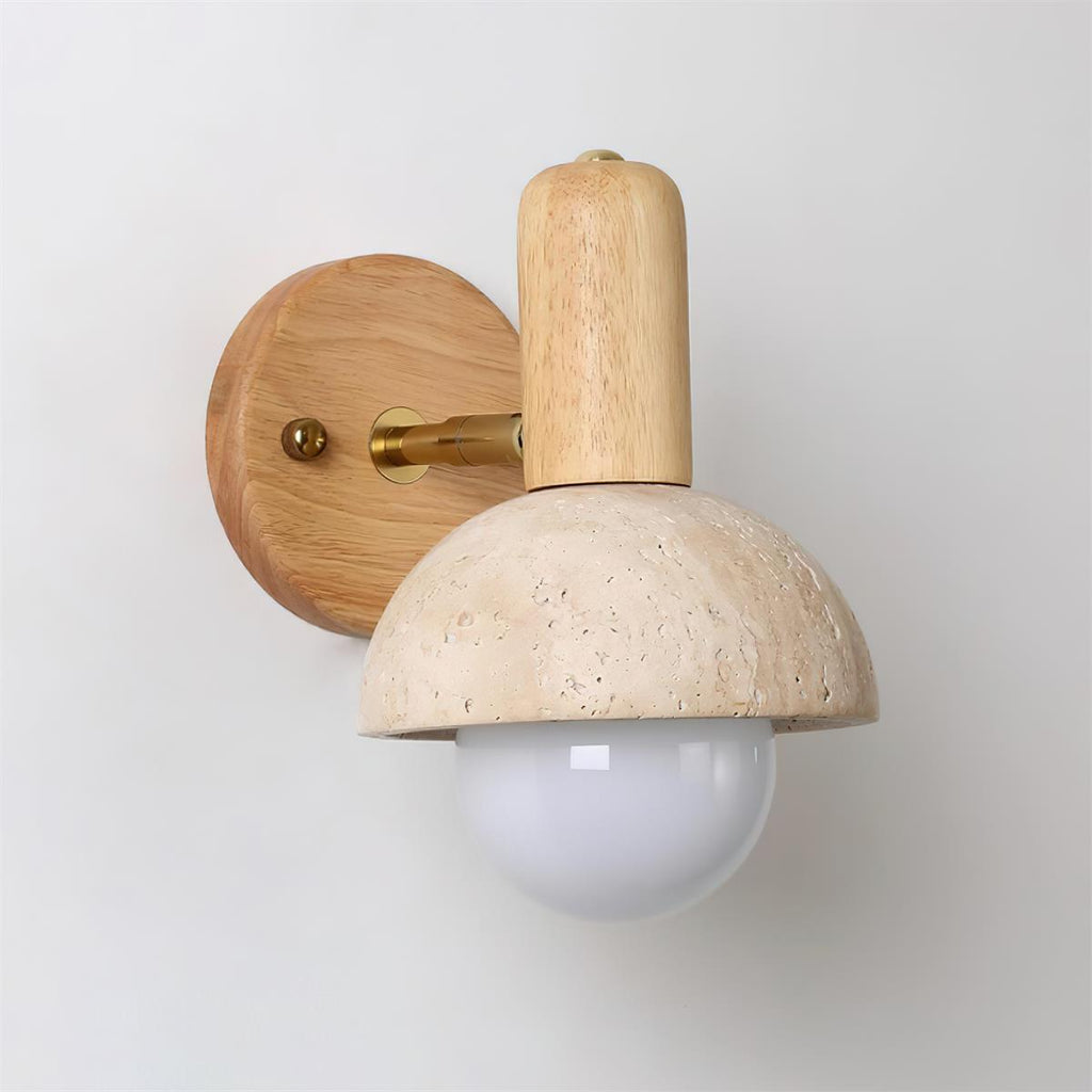 Edrenenis Travertine Wall Light-Moonnatur