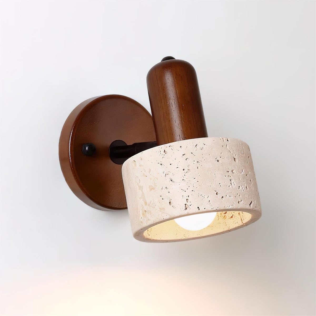Edrenenis Travertine Wall Light-Moonnatur