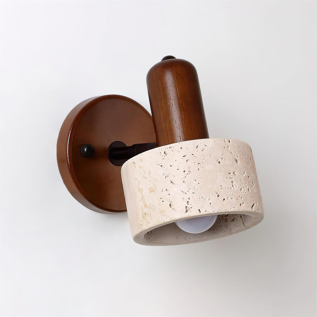 Edrenenis Travertine Wall Light-Moonnatur