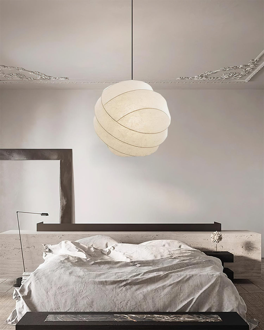 Avrenelia Silk Pendant Light-Moonnatur
