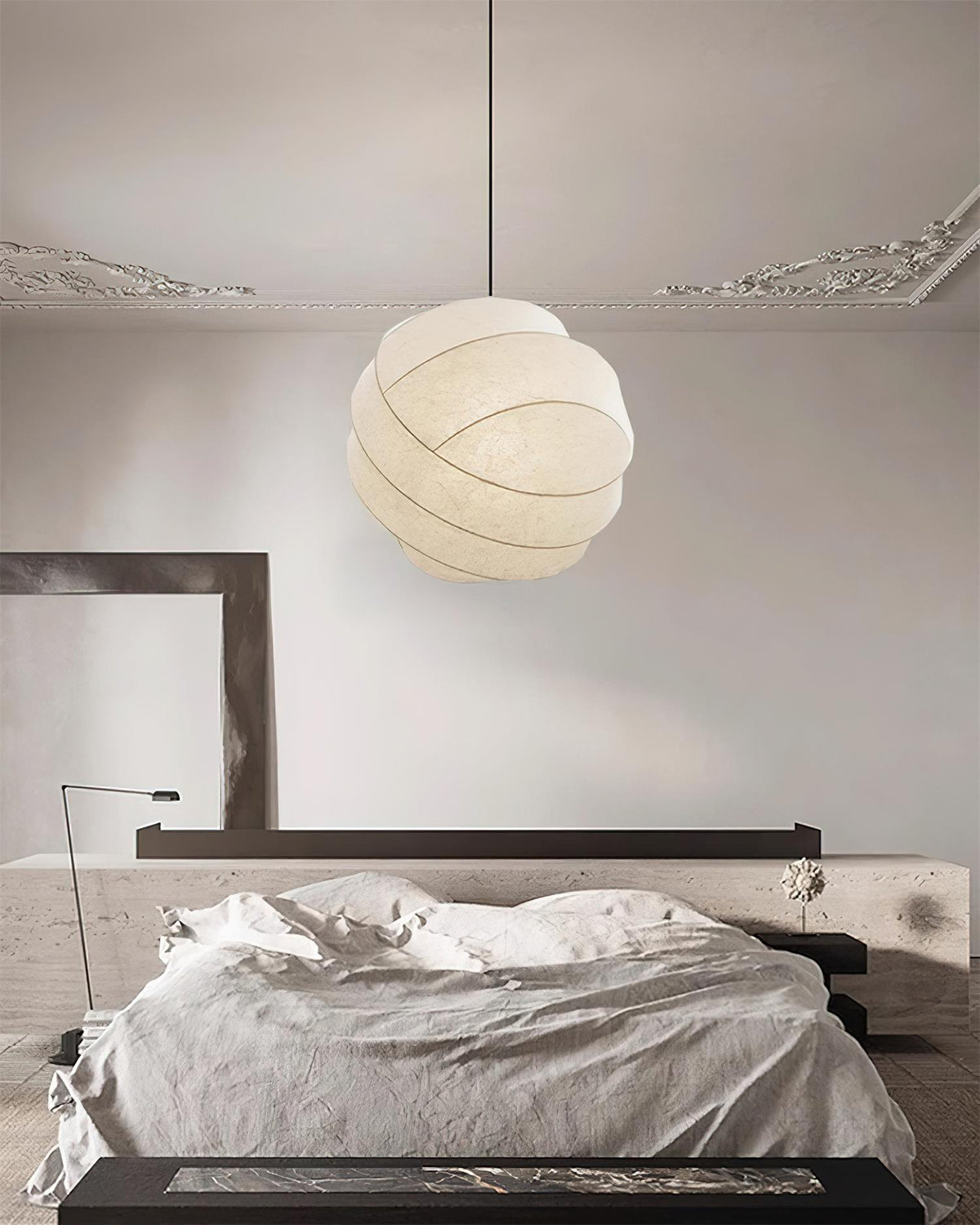 Avrenelia Silk Pendant Light-Moonnatur