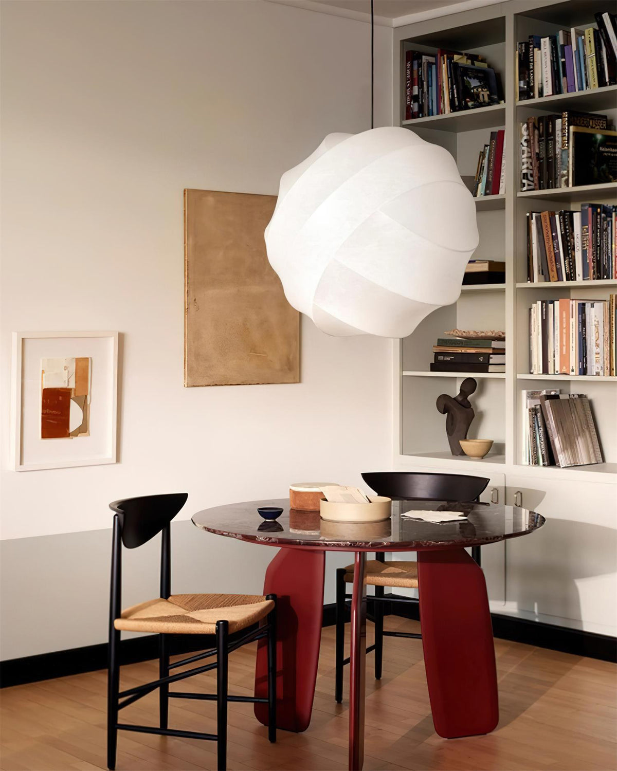 Avrenelia Silk Pendant Light-Moonnatur