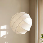 Avrenelia Silk Pendant Light-Moonnatur
