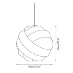 Avrenelia Silk Pendant Light-Moonnatur