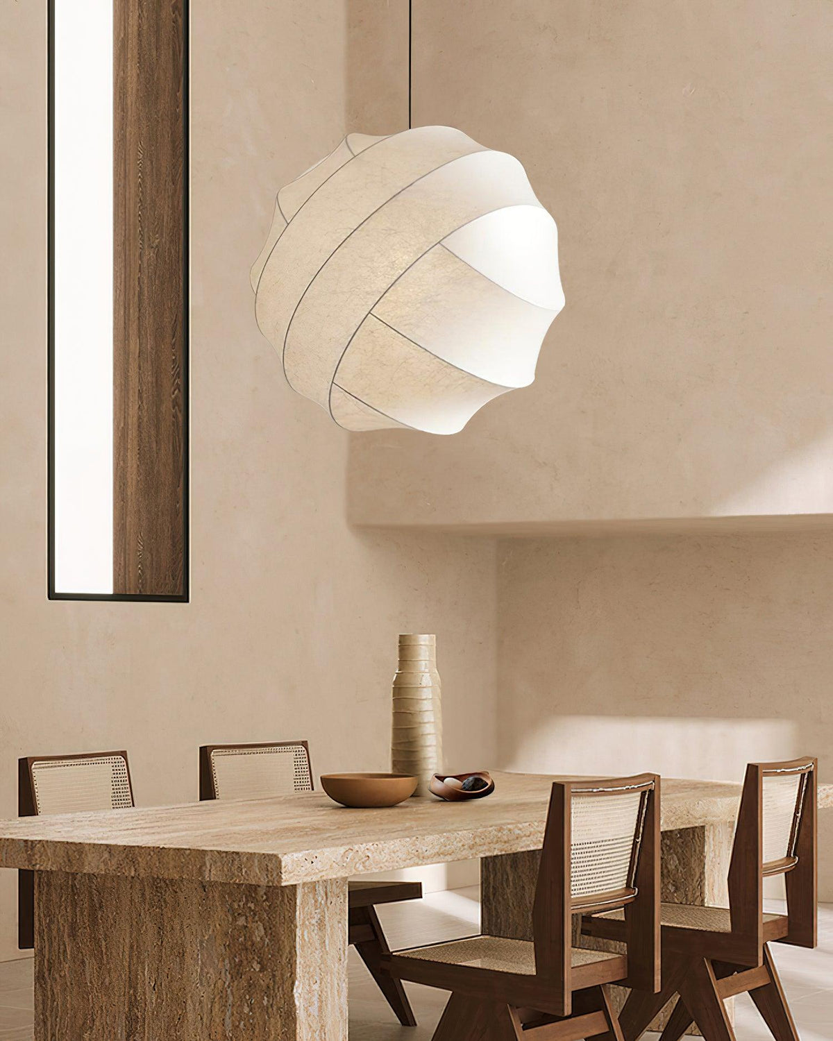 Avrenelia Silk Pendant Light-Moonnatur