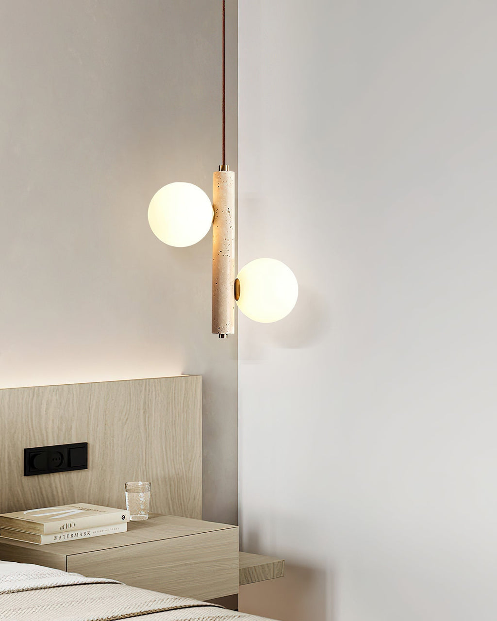 Nardenelle Glass Pendant Light-Moonnatur