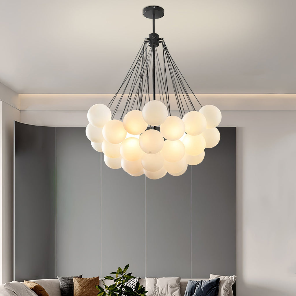Orenmoss Glass Chandelier-Moonnatur
