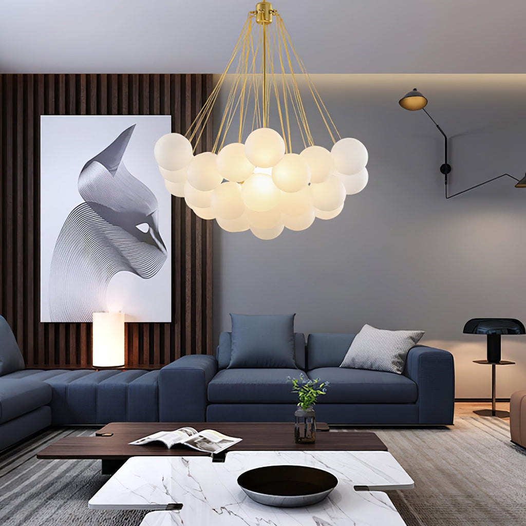 Jarvenenna Glass Chandelier-Moonnatur