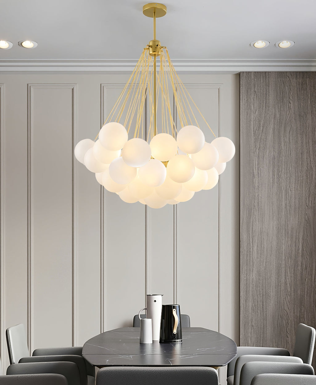 Jarvenenna Glass Chandelier-Moonnatur