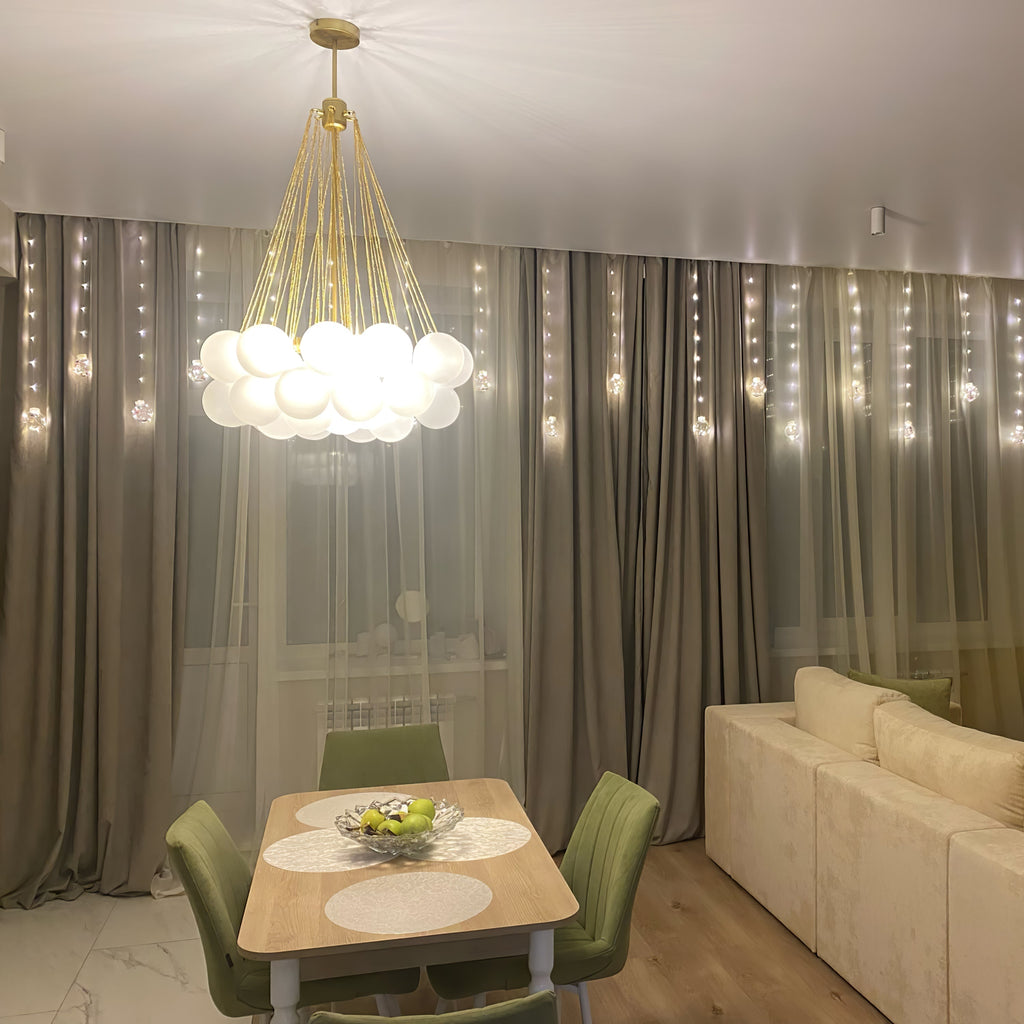 Orenmoss Glass Chandelier-Moonnatur
