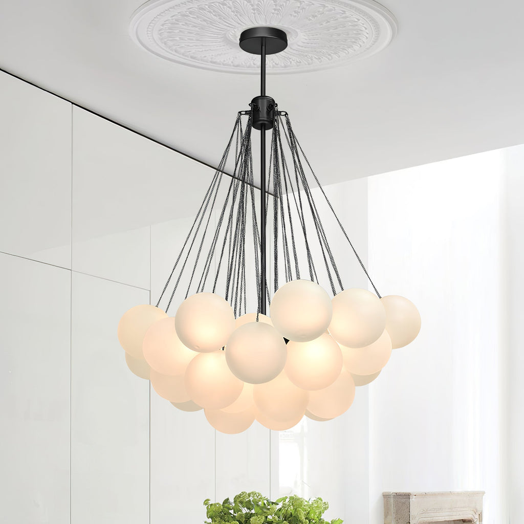 Orenmoss Glass Chandelier-Moonnatur