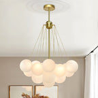 Jarvenenna Glass Chandelier-Moonnatur