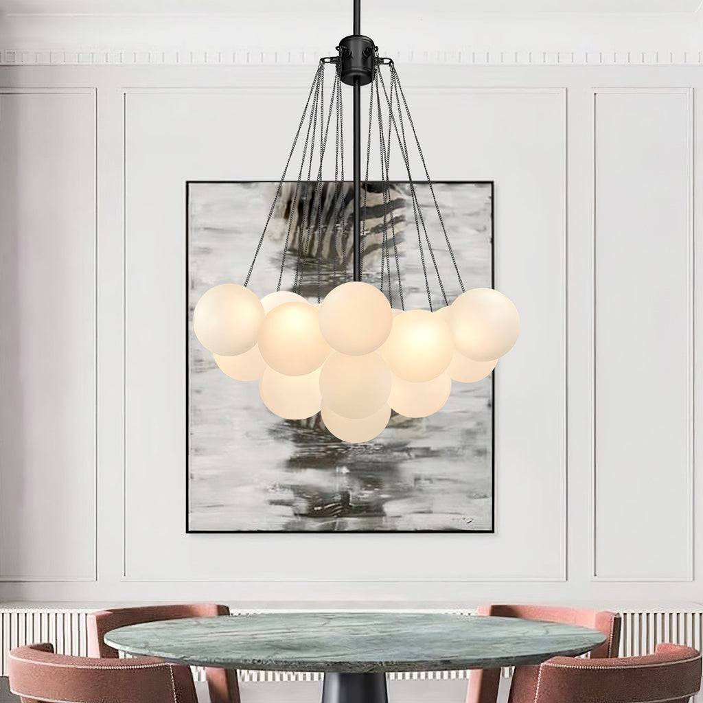 Orenmoss Glass Chandelier-Moonnatur