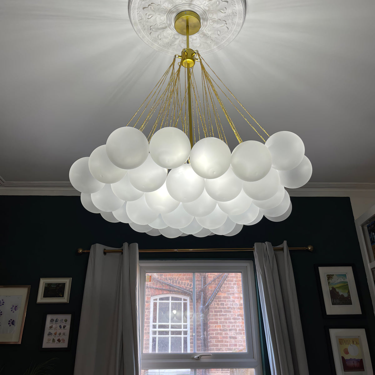 Jarvenenna Glass Chandelier-Moonnatur