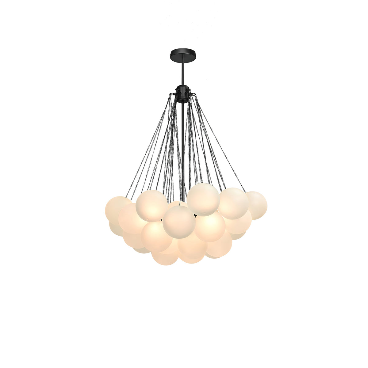 Orenmoss Glass Chandelier-Moonnatur
