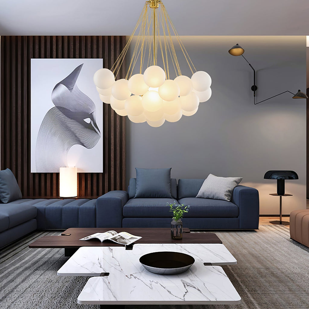 Orenmoss Glass Chandelier-Moonnatur