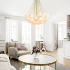 Jarvenenna Glass Chandelier-Moonnatur