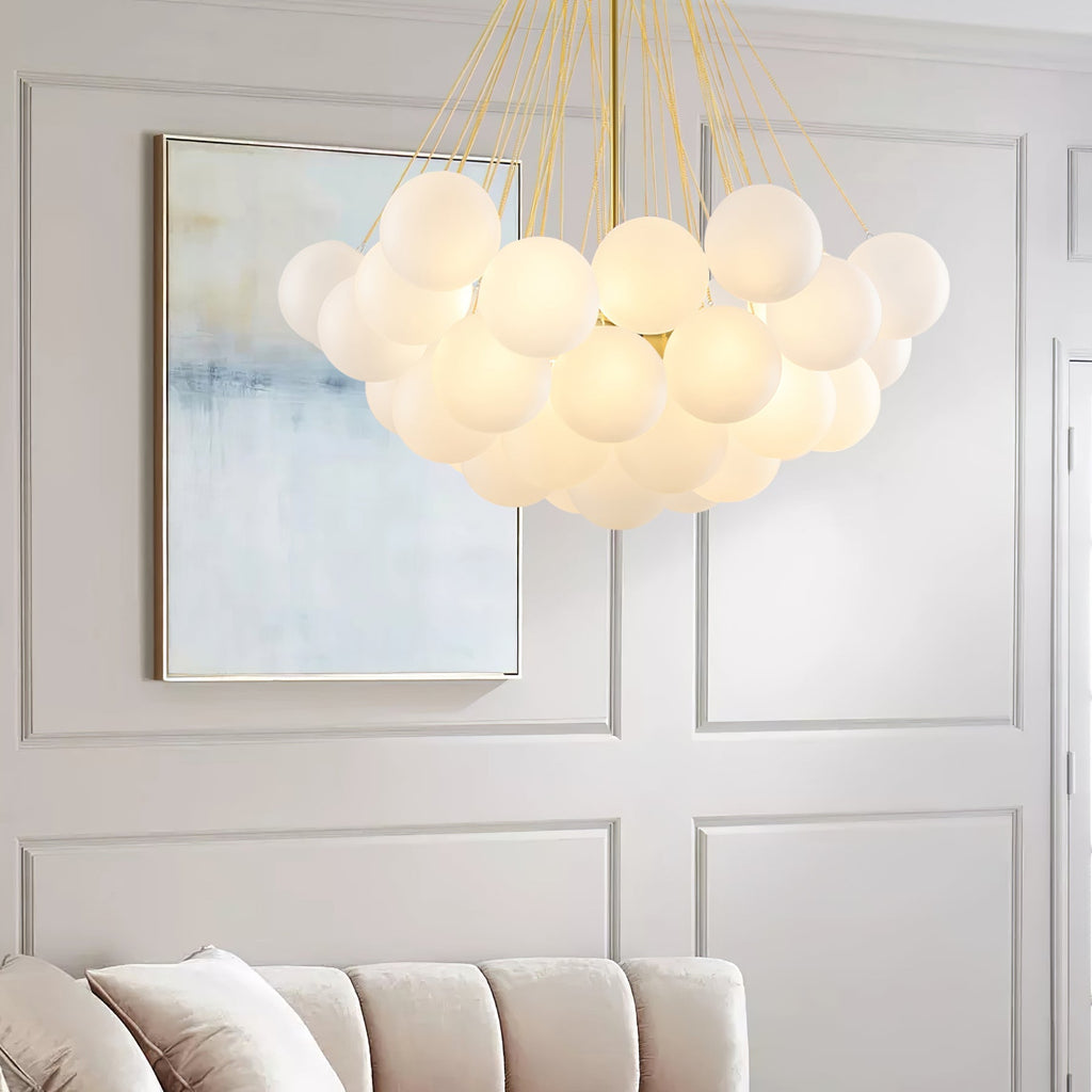 Orenmoss Glass Chandelier-Moonnatur