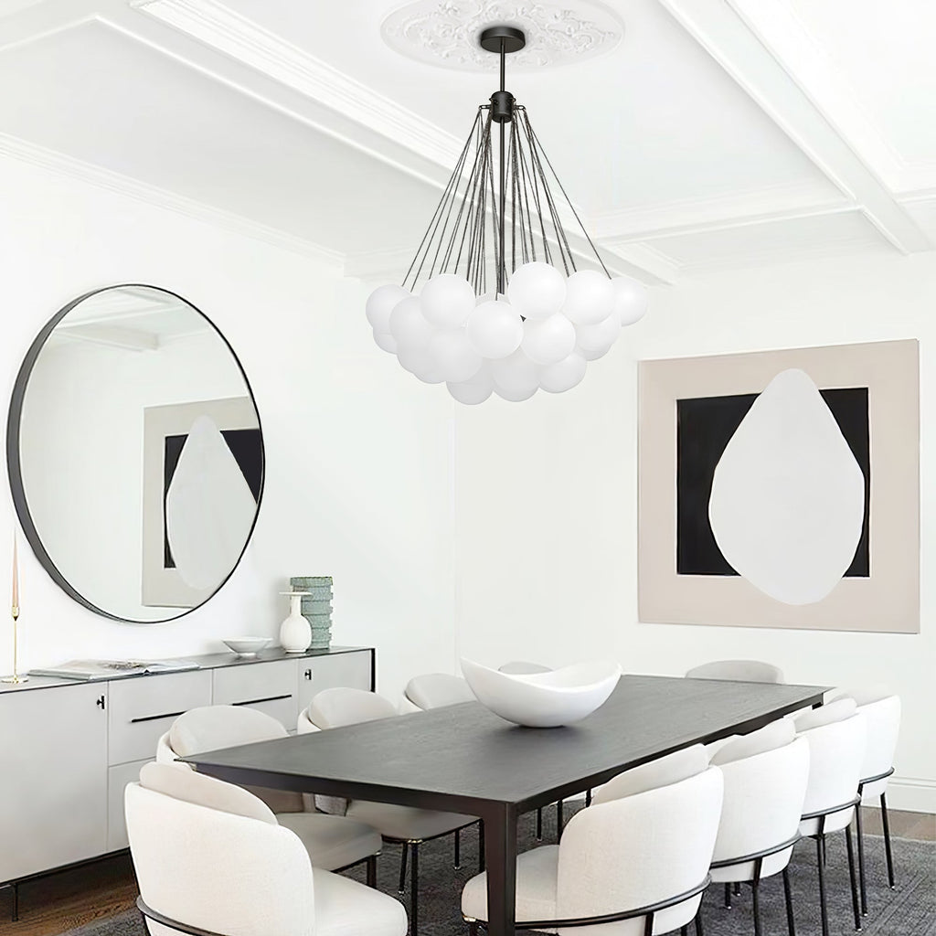 Jarvenenna Glass Chandelier-Moonnatur
