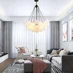 Jarvenenna Glass Chandelier-Moonnatur