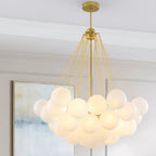Jarvenenna Glass Chandelier-Moonnatur