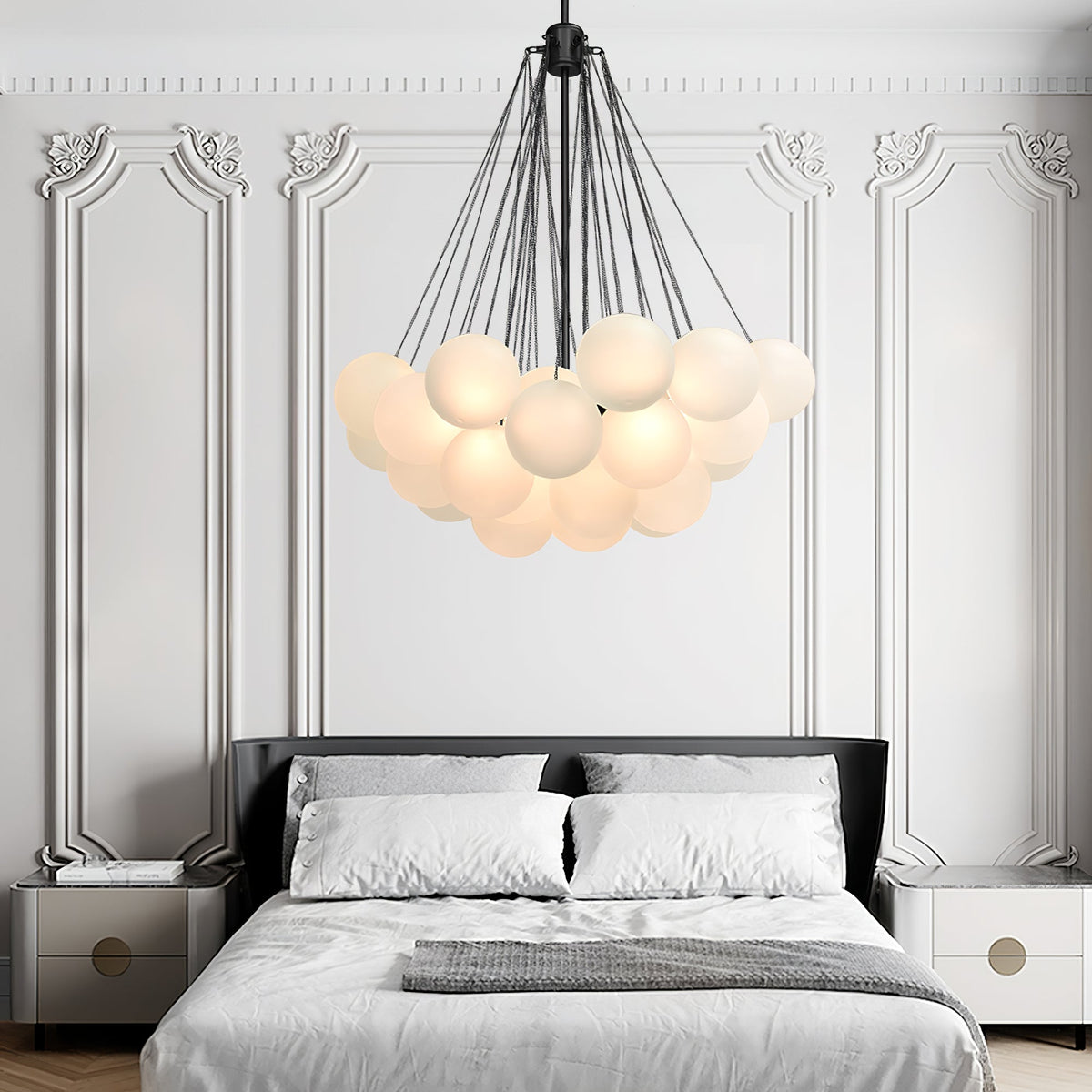 Jarvenenna Glass Chandelier-Moonnatur