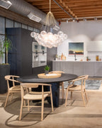 Jarvenenna Glass Chandelier-Moonnatur