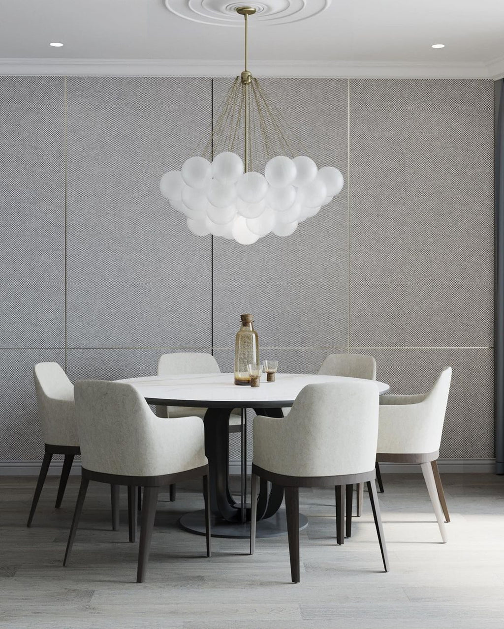 Jarvenenna Glass Chandelier-Moonnatur