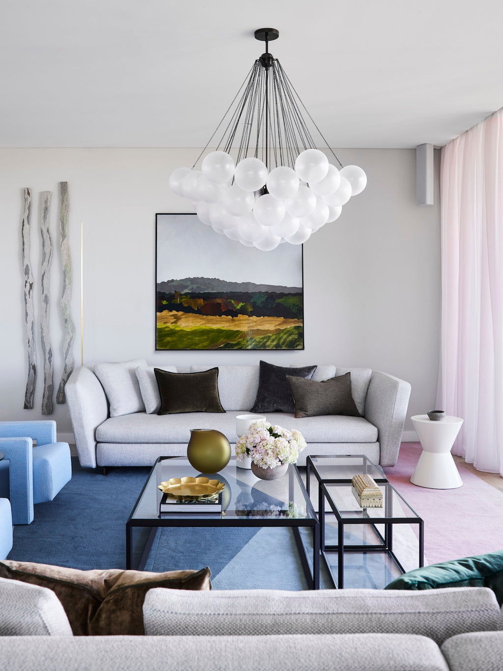 Jarvenenna Glass Chandelier-Moonnatur