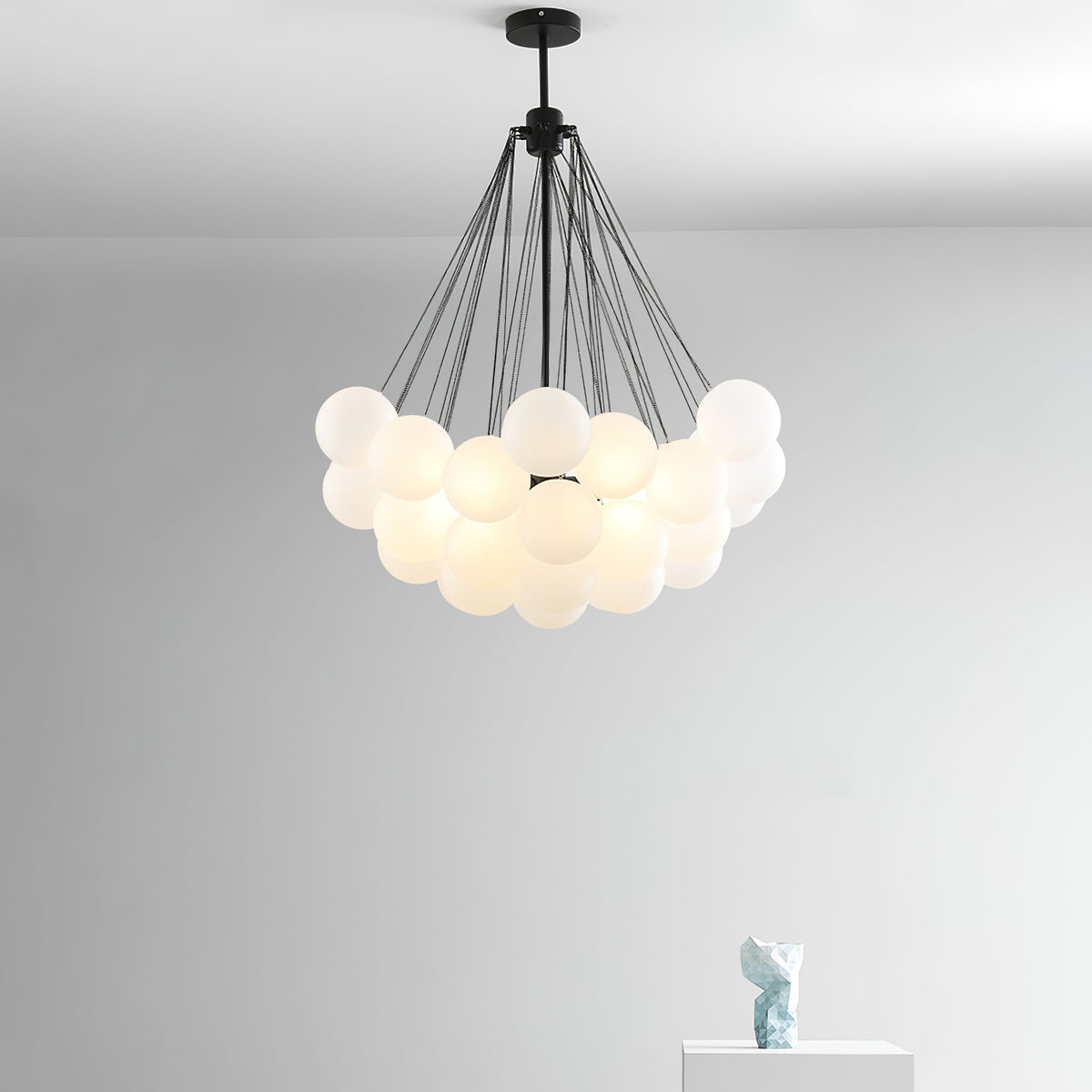 Orenmoss Glass Chandelier-Moonnatur