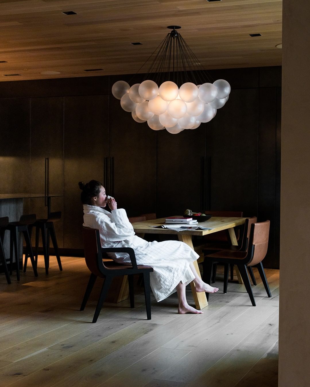 Jarvenenna Glass Chandelier-Moonnatur
