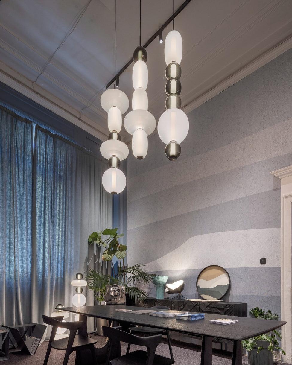 Hresalia Glass Pendant Light-Moonnatur