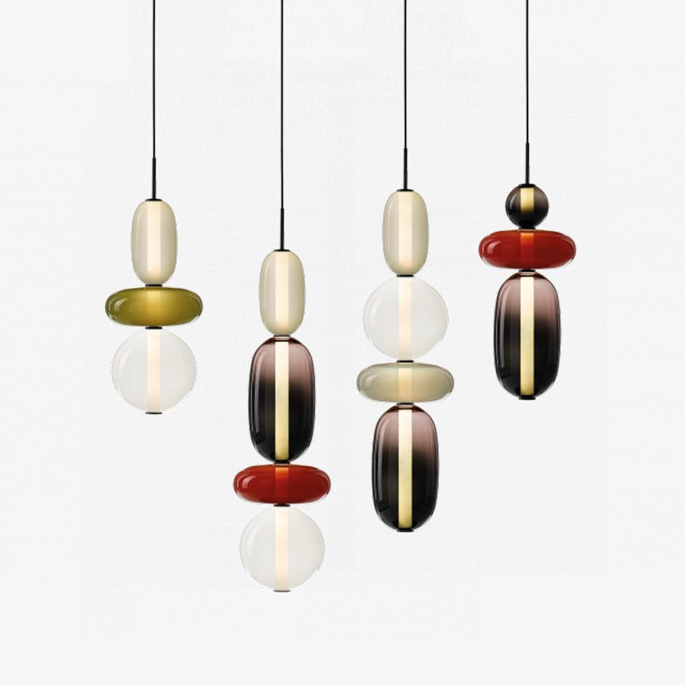 Hresalia Glass Pendant Light-Moonnatur