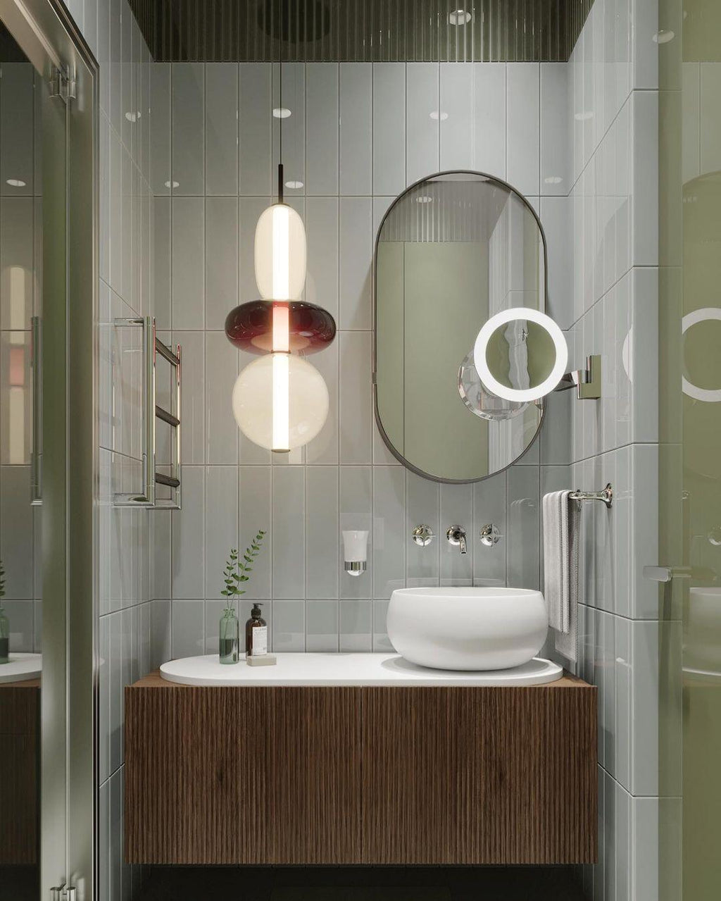 Hresalia Glass Pendant Light-Moonnatur