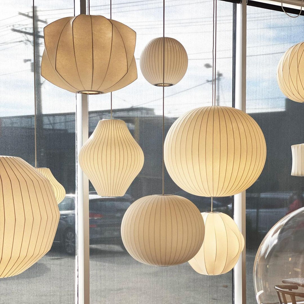 Rinelle Silk Pendant Lamp-Moonnatur