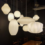 Cedrlyn Faux Silk Pendant Light-Moonnatur
