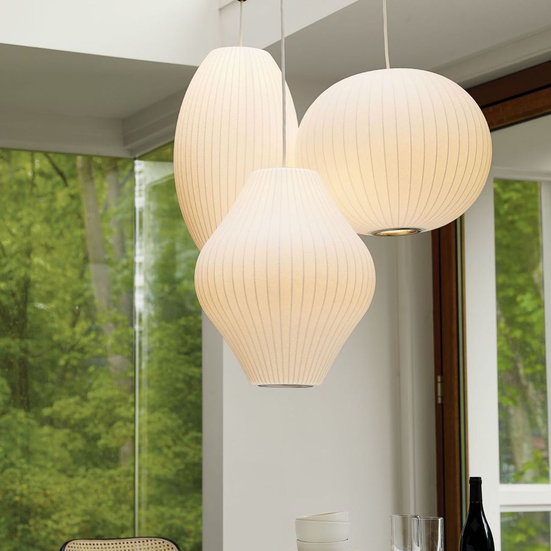 Wenrelorie Mulberry Silk Pendant Light-Moonnatur