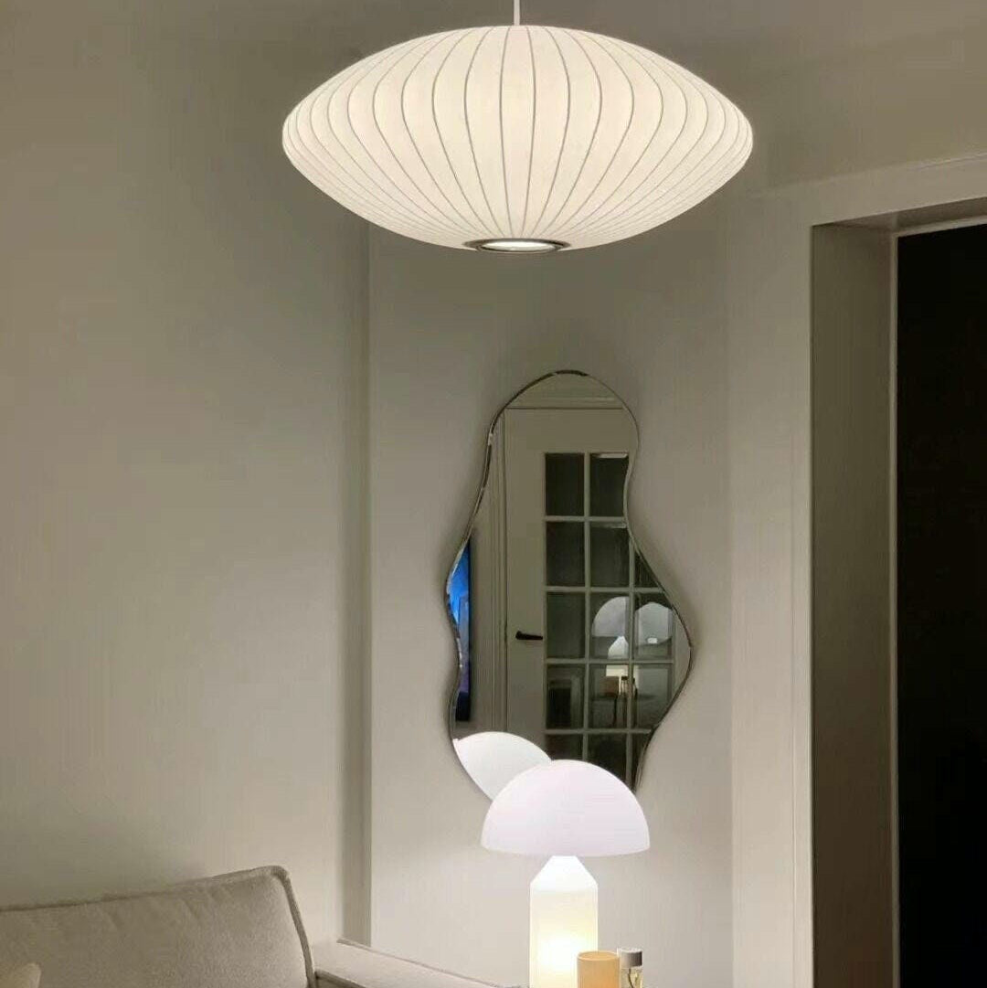 Wenrelorie Mulberry Silk Pendant Light-Moonnatur