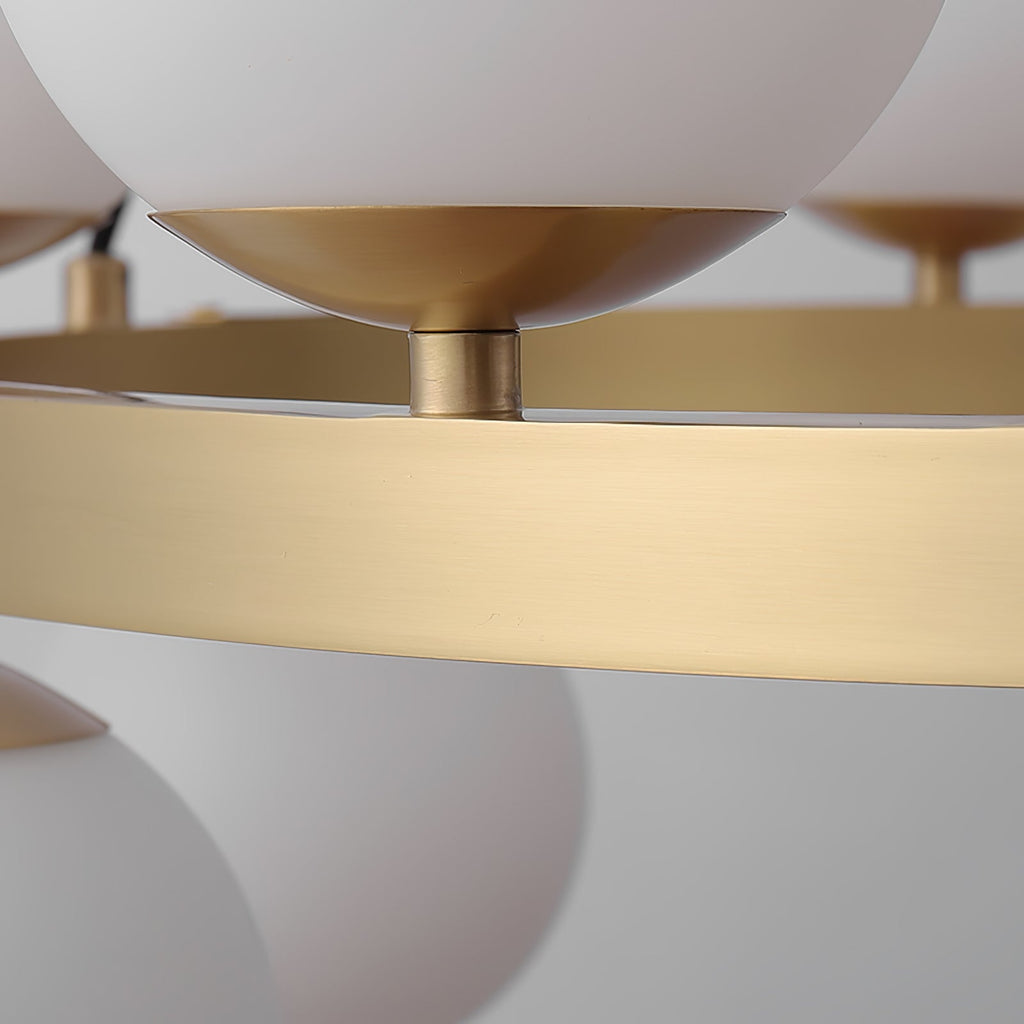 Morvenune Glass Chandelier-Moonnatur